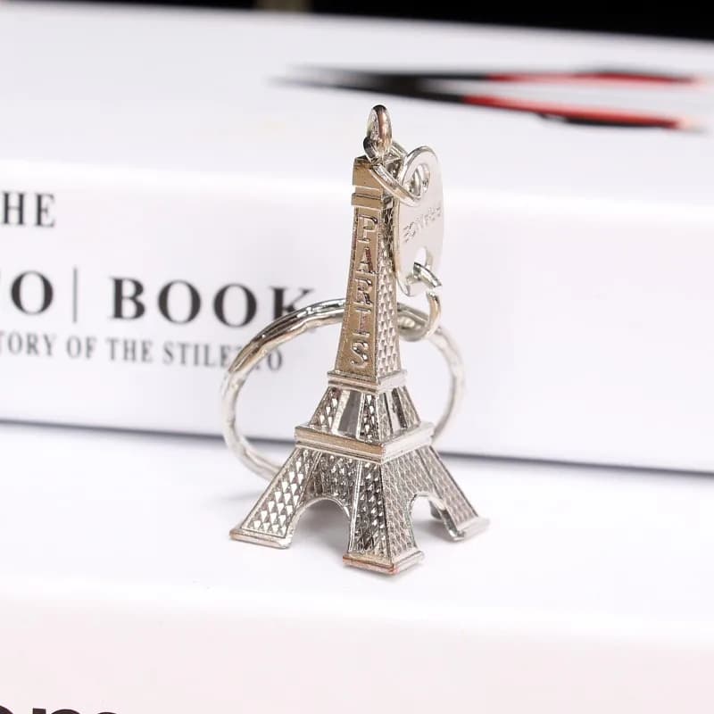 Clé de Tour Eiffel, Souvenir de Voyage à Paris, Anneau de Décoration