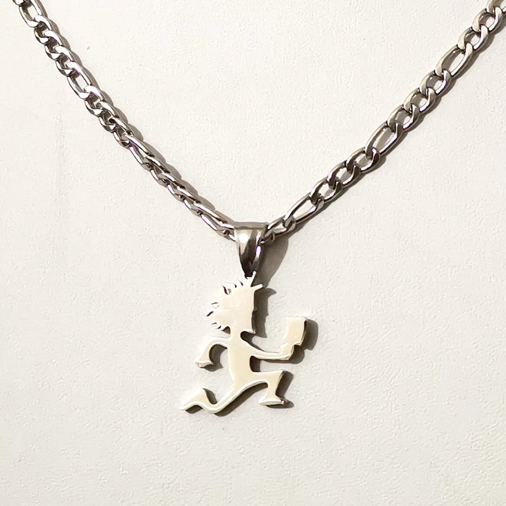 Collier pendentif classique en acier inoxydable, petit garçon argenté, 1 en effet, breloques URA etm