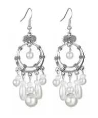 Art déco Antique Vintage Style clapet boucles d'oreilles pour femmes Antique or plage fête boucles d