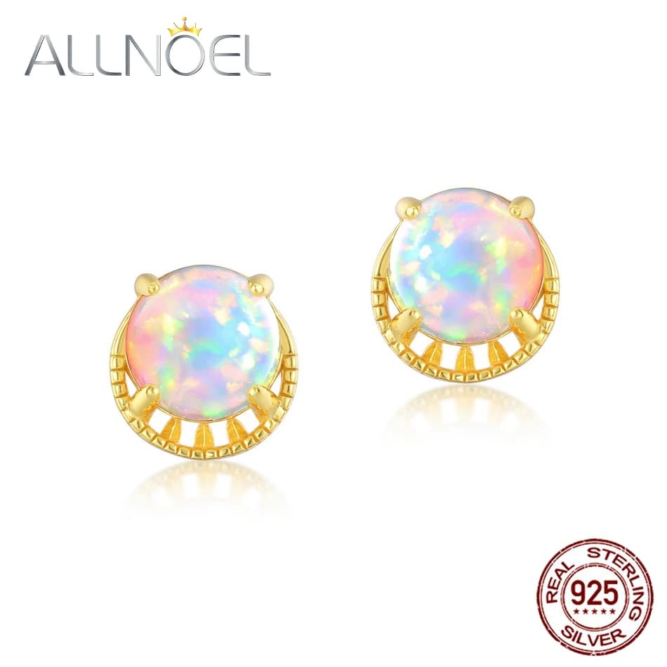 ALLNOEL-Boucles d'Oreilles promenales en Argent Sterling 925 group pour Femme, Bijoux Fins Rétro Déc