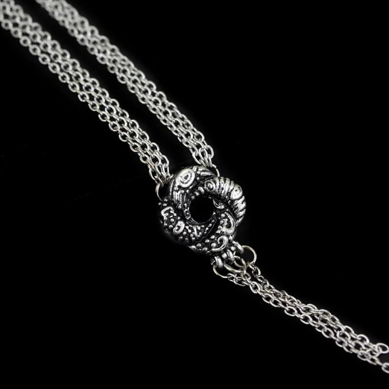 Collier Vintage Plaqué Argent avec Noeud d'Amour pour Femme, Accessoires de Bijoux Préliminaires pou