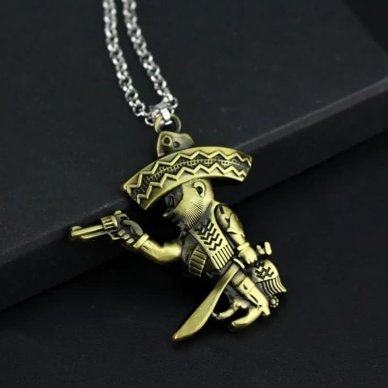 MC BandiEducational Bandits Collier Pendentif Classique, Film, Document Bronze, Mode Mondiale, Femme