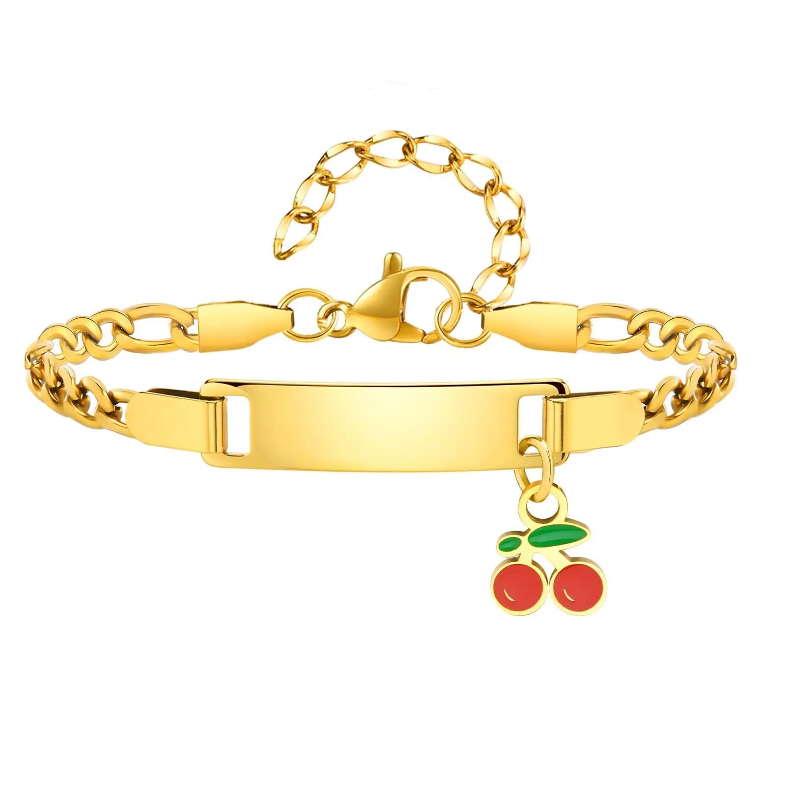 Bracelet personnalisé en acier inoxydable pour bébé, avec nom et date gravés, pour nouveau-né, enfan