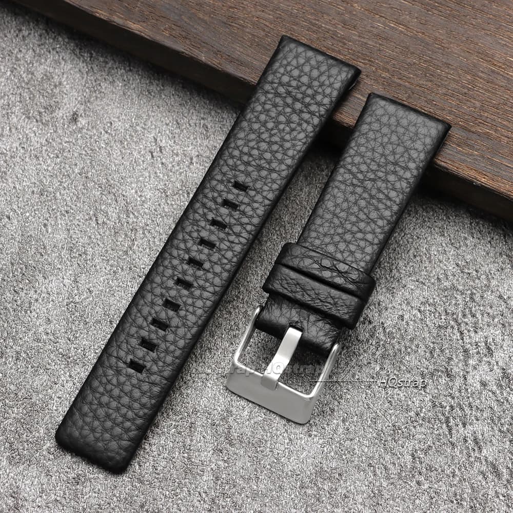 Bracelet de montre en cuir de vache pour Diesel 18mm 22mm 24mm 26mm 27mm 28mm 30mm 32mm Bracelet de 