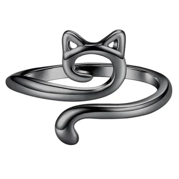 Anneau de chat mignon à Tension de Crochet réglable, anneau de Crochet de tricot pour débutant, port