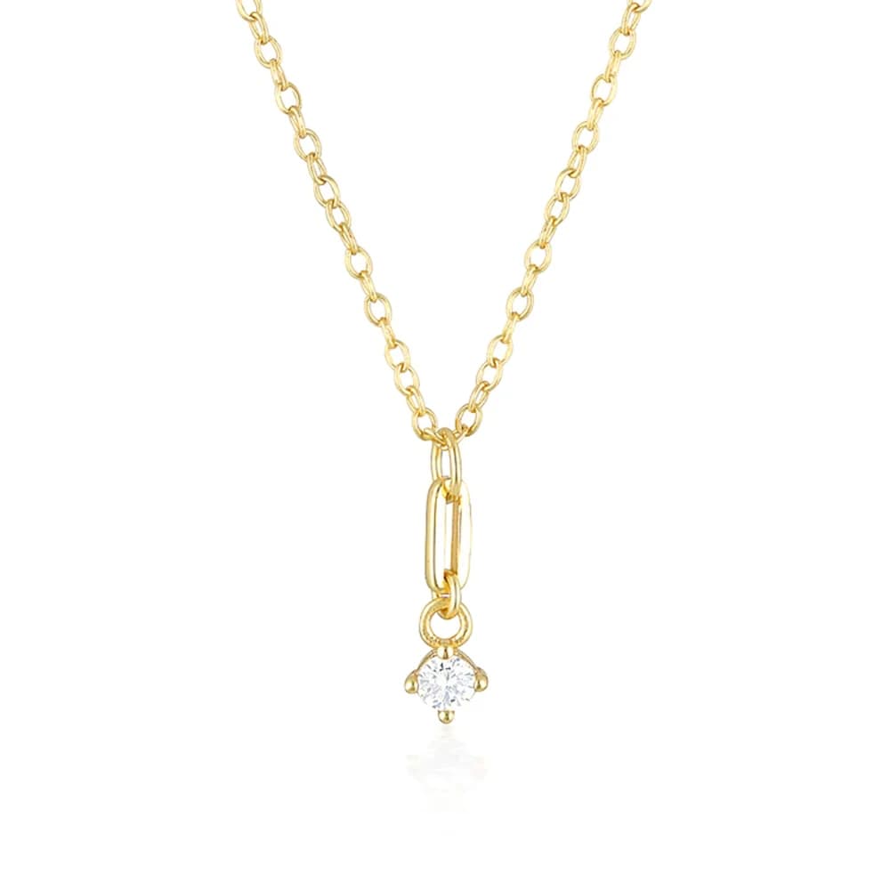 CANNER-Collier de la présidence en argent regardé 925 pour femme, collier O-JONecklace, pendentif cl