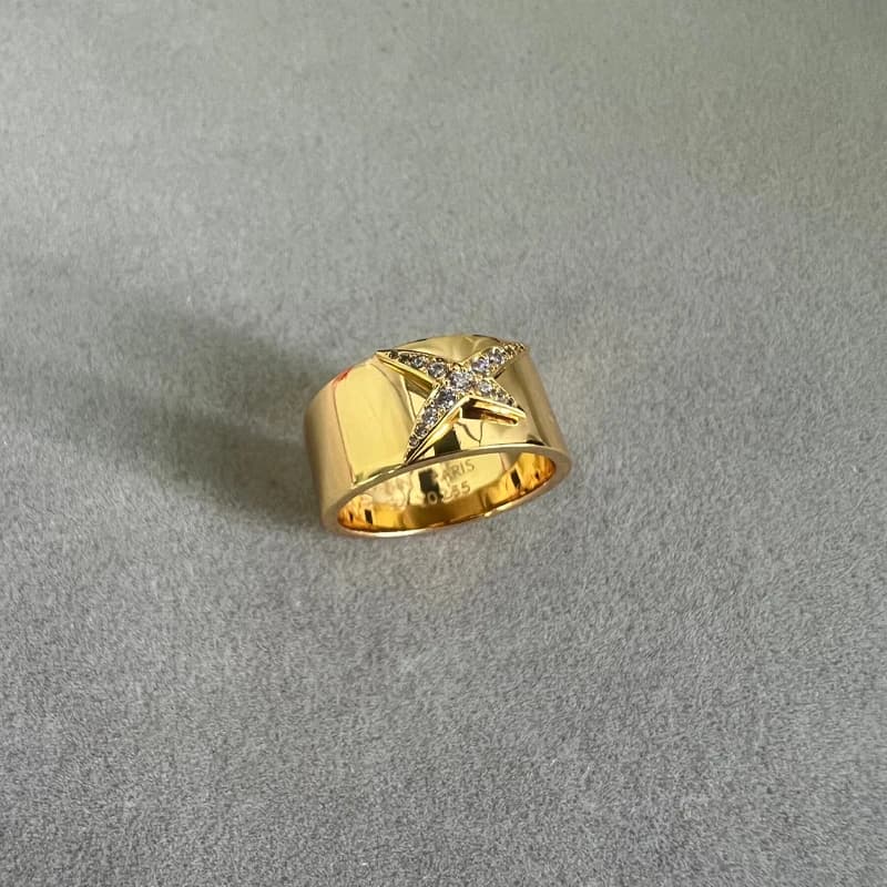 Bijoux de luxe MAU Star, bague pour femme en argent sterling 925, style classique, tendance, à porte