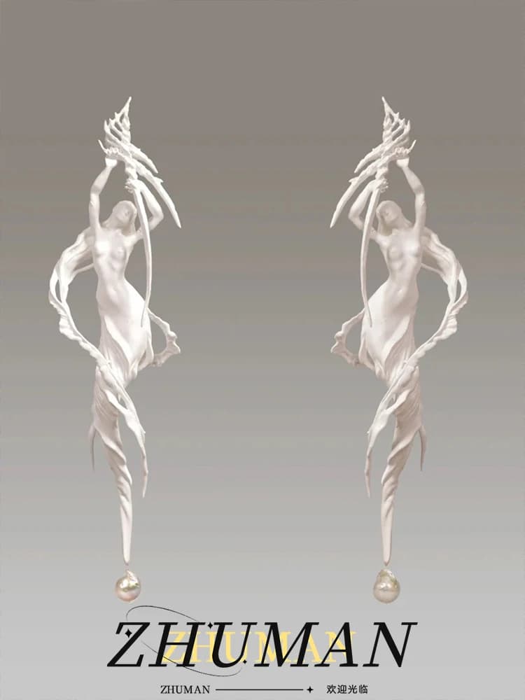 Boucles d'oreilles sirène de style vintage pour hommes et femmes, nouveaux bijoux, cadeaux de fête, 
