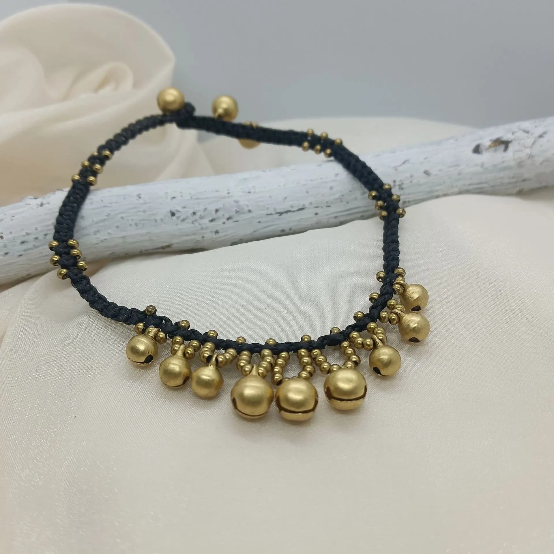 Bracelets de cheville bohème pour femmes et adolescentes, bijoux de pied de cheville en pierre natur