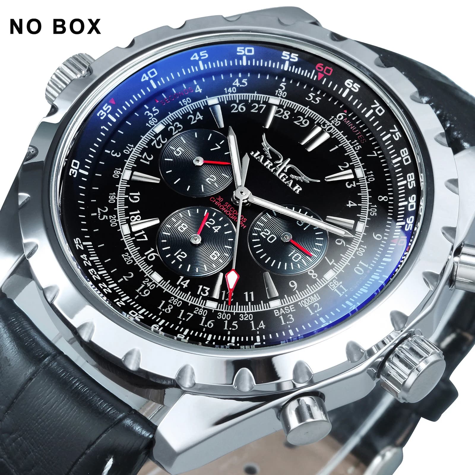 JARAGAR sport hommes montres haut de gamme de luxe automatique montre mécanique pour hommes bracelet