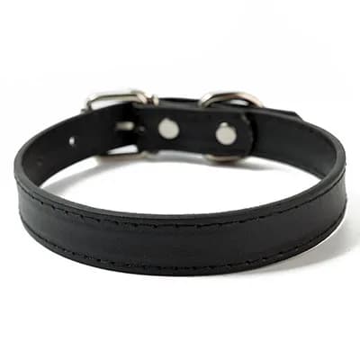 XXS XS S M L collier pour chien en cuir PU collier pour chiot collier pour animaux de compagnie régl