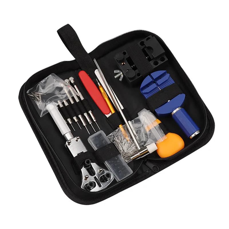 Kit d'outils de réparation de montres, outil de démontage de bracelet de montre détachable, support 
