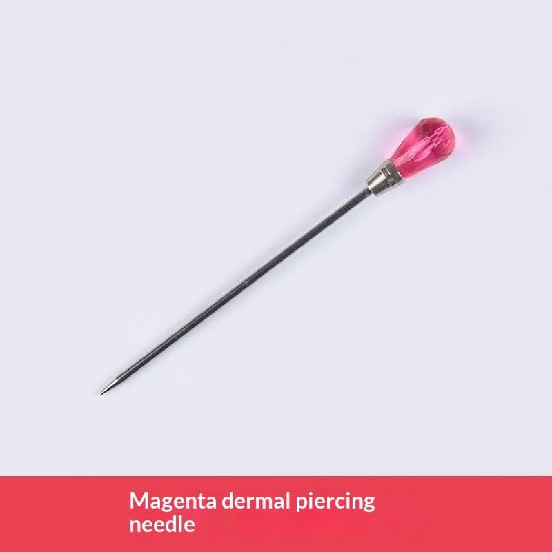 Kit d'outils de fabrication de bijoux en acier inoxydable 8 pièces, poignées roses antidérapantes, e
