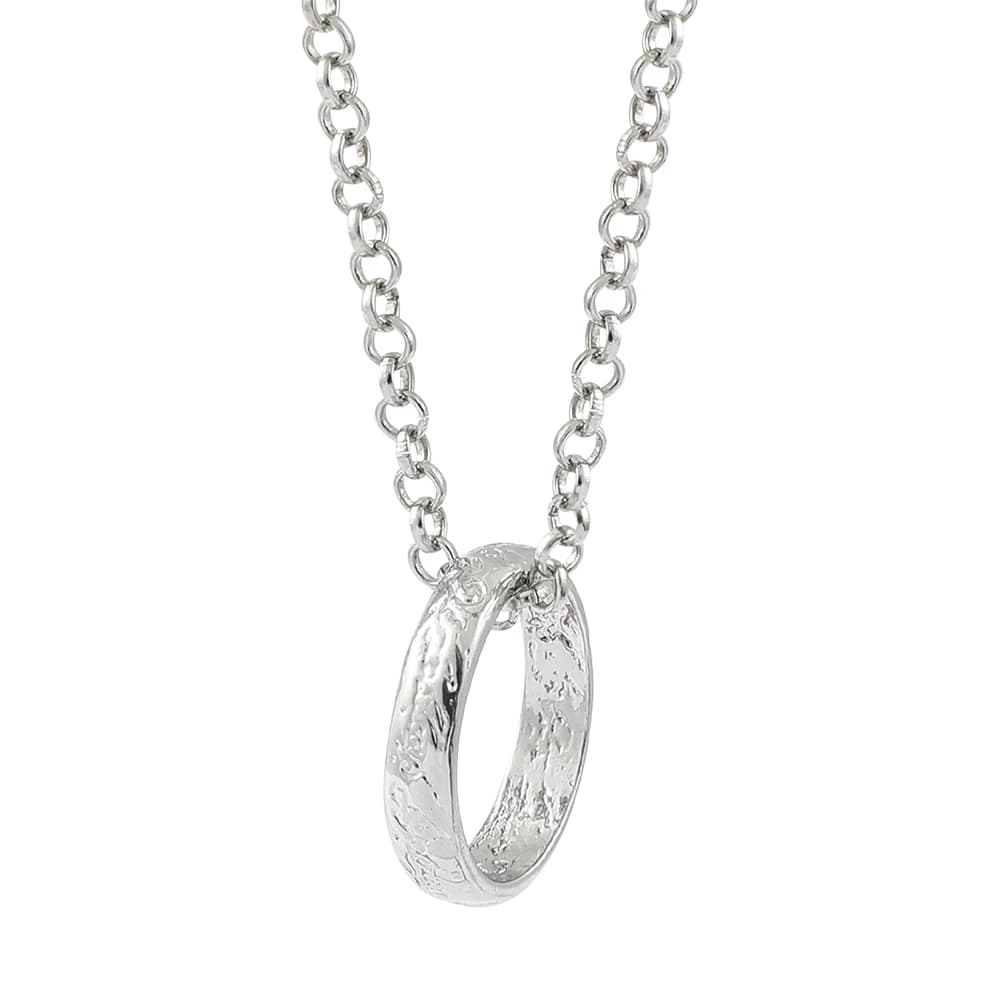 Bague de cosplay Gandalf, style simple, avec collier pendentif et chaîne, accessoire de bijouterie d