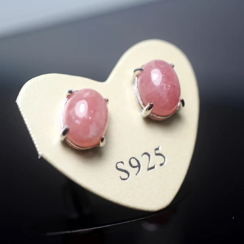 Meihan – boucles d'oreilles en argent naturel avec pierres semi-précieuses, fournitures pour la fabr