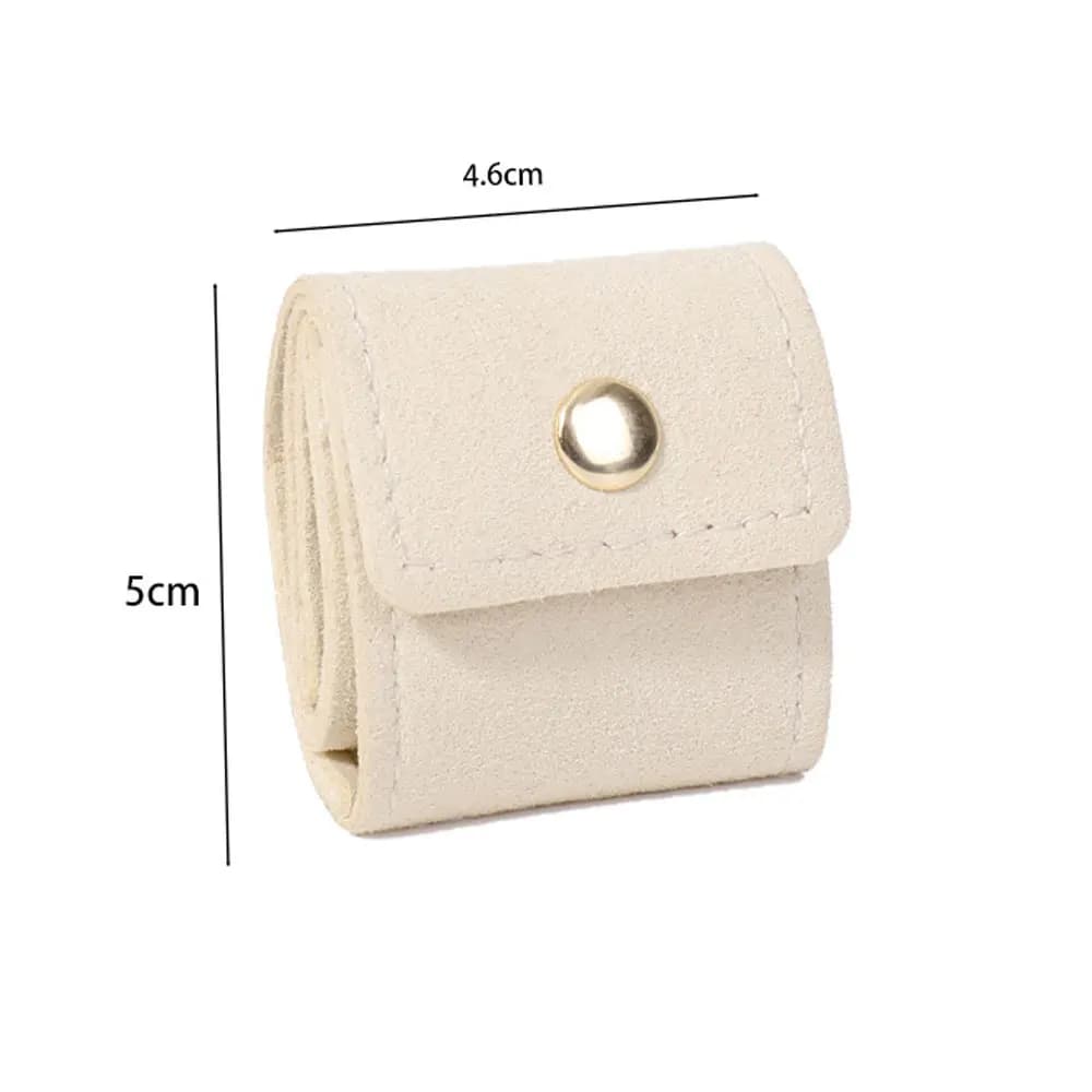 Sac à bijoux de voyage mini multifonctionnel pliable, organiseur de bijoux portable, rangement multi