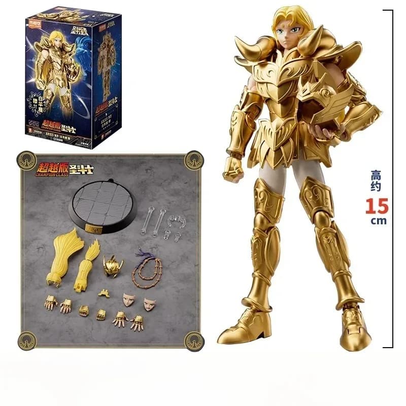 BLOKEES Original Gold Saint Seiya Gemini SAGA Phoenix Ikki Draco Pegasus CHAMPION CLASS Figurine d'a