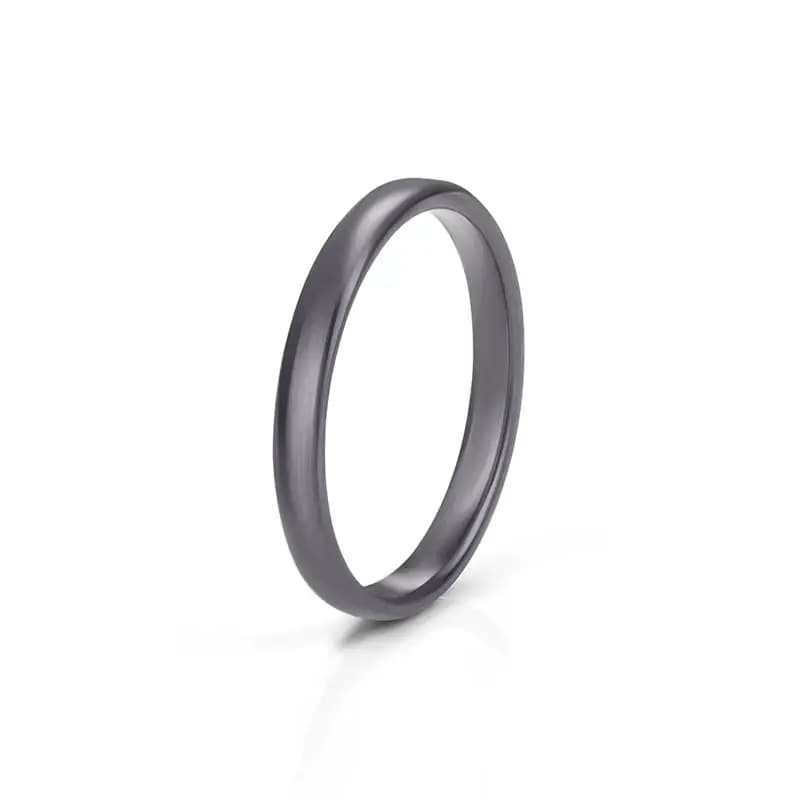 Bagues en céramique lisse de 3mm pour femmes et hommes, bijoux colorés imperméables, cadeau de maria