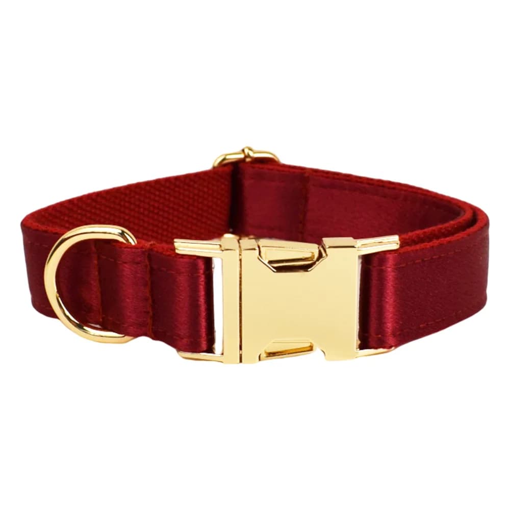 Ensemble harnais et laisse pour chien, 4 pièces, tache de luxe, nom personnalisé, collier pour anima