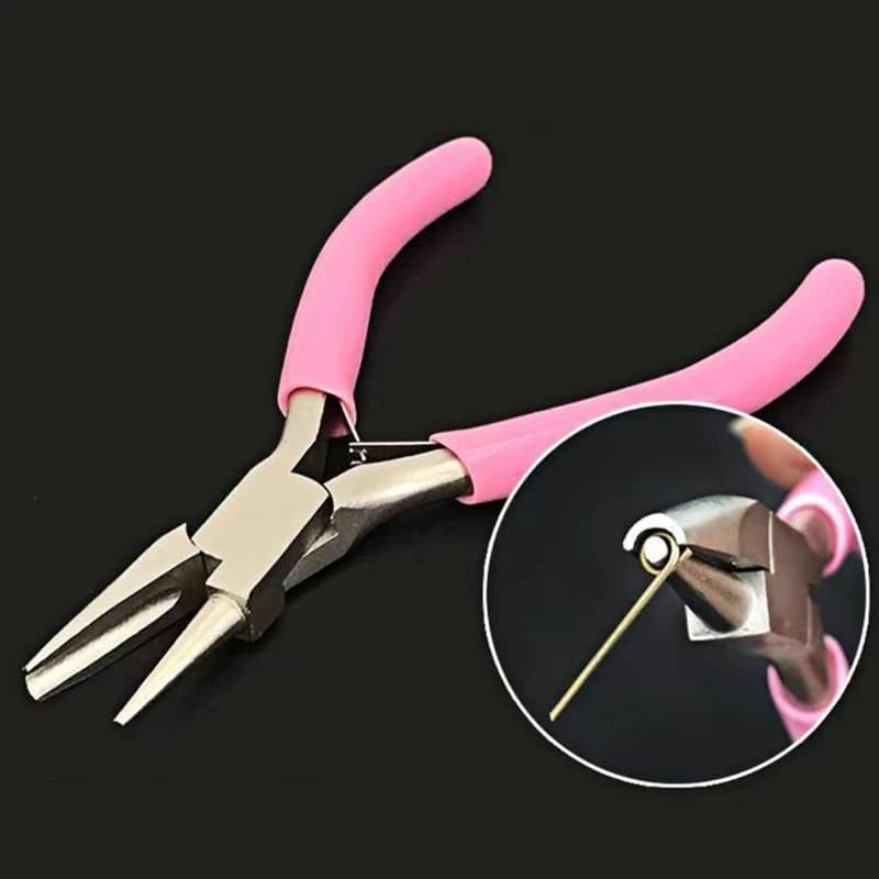 Pince à bijoux demi-ronde AntarcBail, pince exécutive, pince à cintrer le fil, outil essentiel pour 