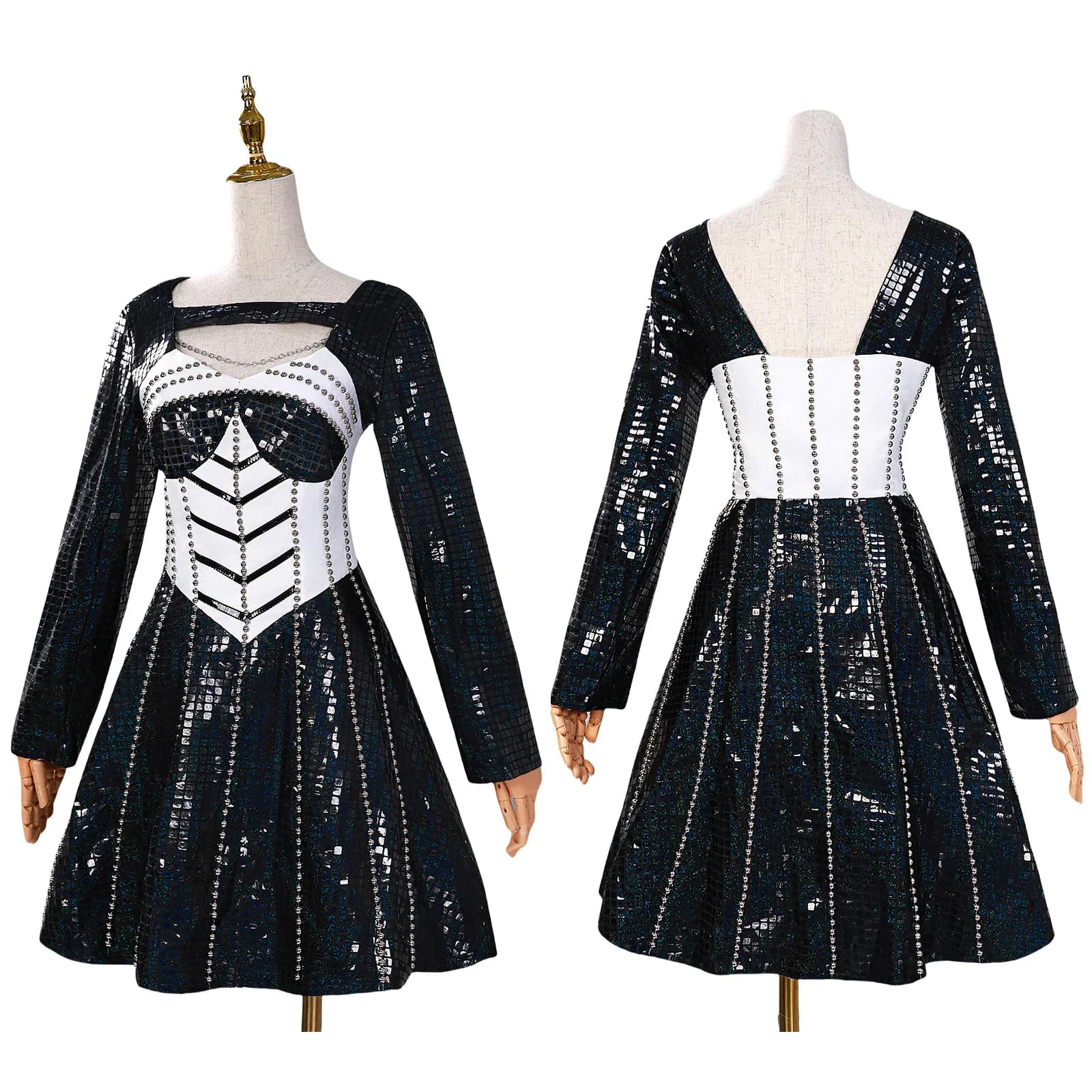 Costume de cosplay musical Anne de Cleves, Catherine d'Aragon, Katherine Howard, Catherine Parr, Jan