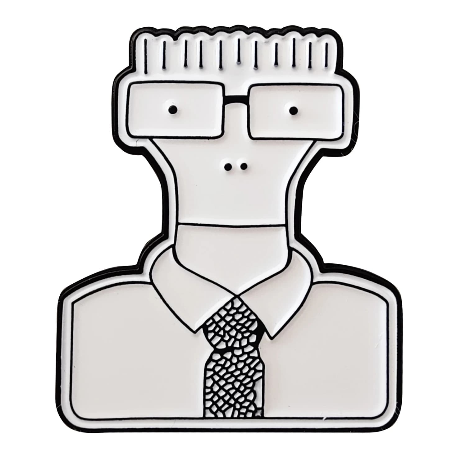 DescmotMilo Goes to imprimés Punk Rock Émail Pin, Revers Brooch, Metal Danemark ge Jewelry Accessary