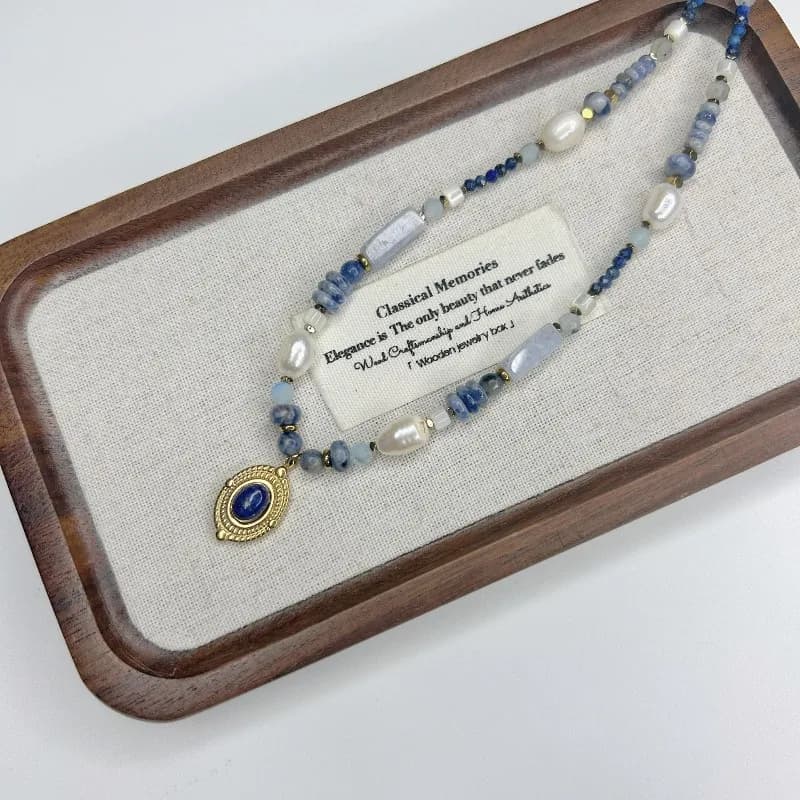 Nouveauté 2026 : Collier Rétro Français de Niche, Chaîne Élégante pour Clavicule, Bijou de Cou Délic
