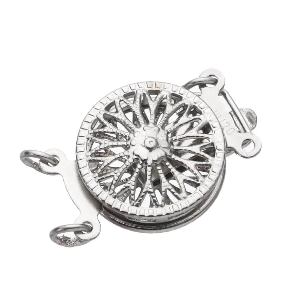 Fermoirs de collier à plusieurs couches, connecteurs de verrouillage de bracelet multiples, anneau s