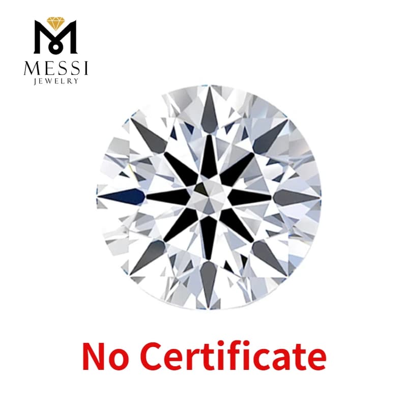 Bijoux Messi, diamants cultivés en laboratoire de 0,3 ct, 0,4 ct, 0,5 ct, 0,6 ct, 0,7 ct, 0,8 ct, 0,