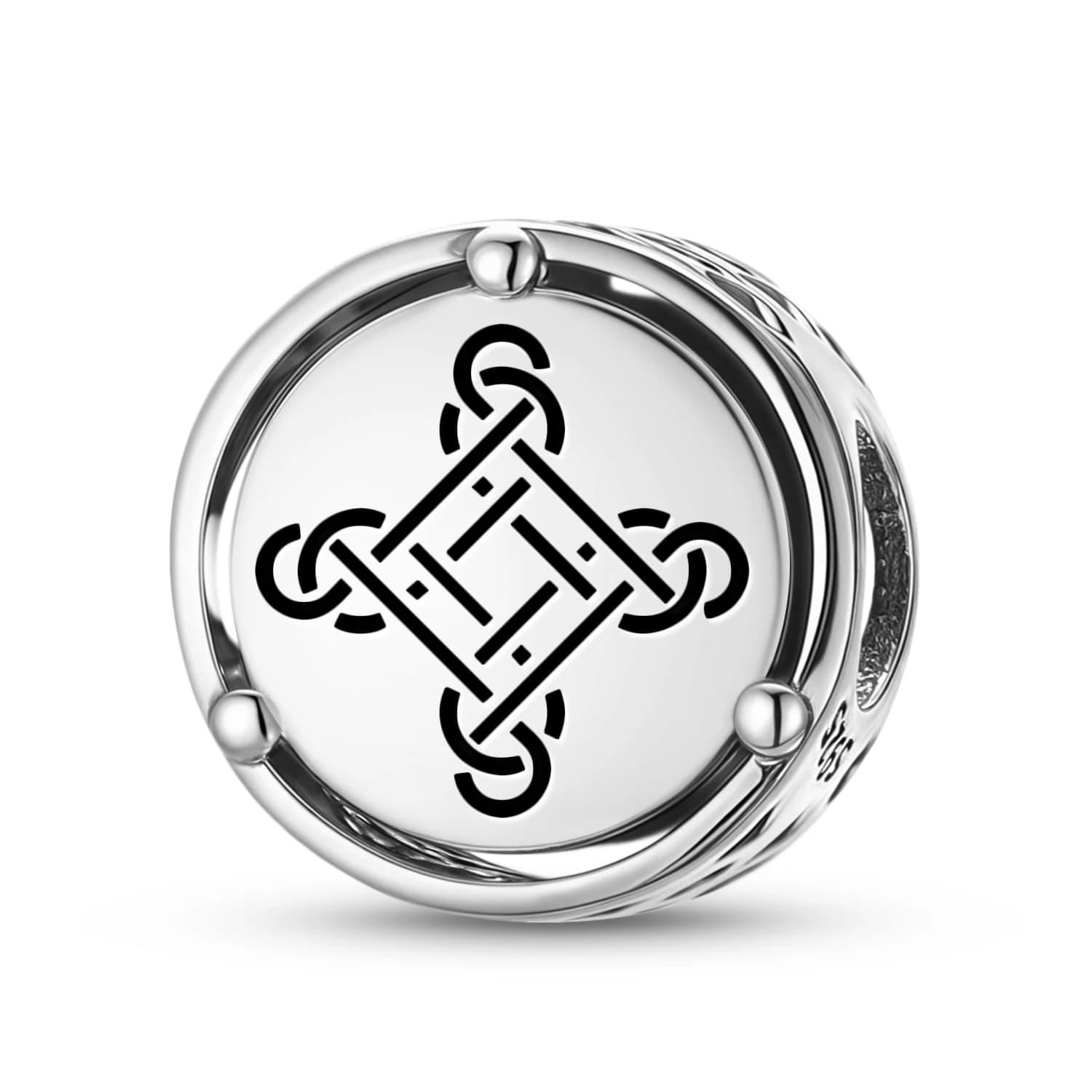 Breloque en argent Sterling 925 avec nœud de marin celtique, symbole adapté au Bracelet Original, ac