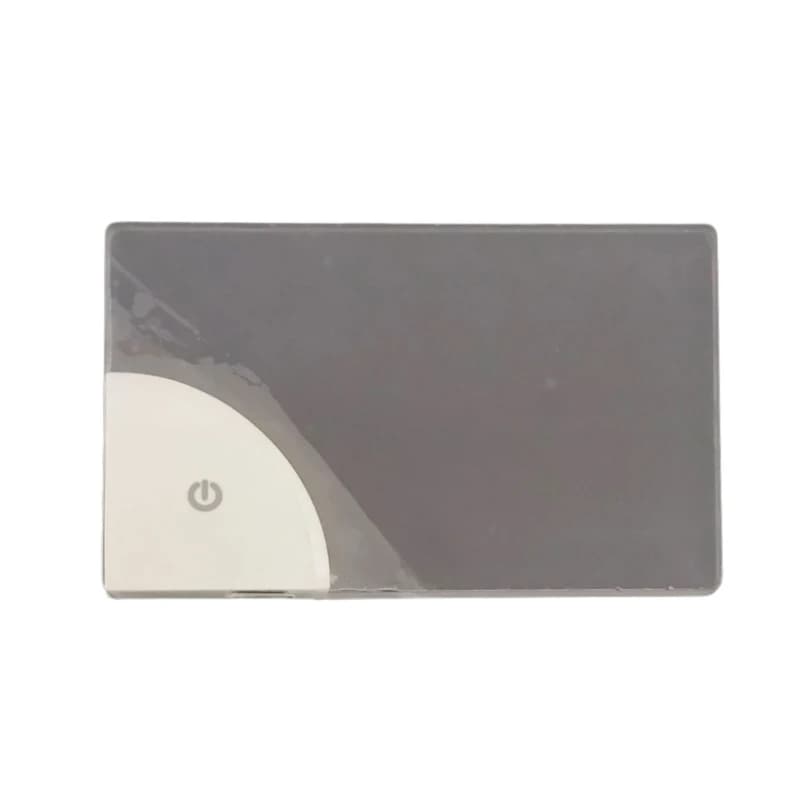 Lampe LED pour cartes visite, portefeuille lumineux pour représentants commerciaux haut-parleurs, ca
