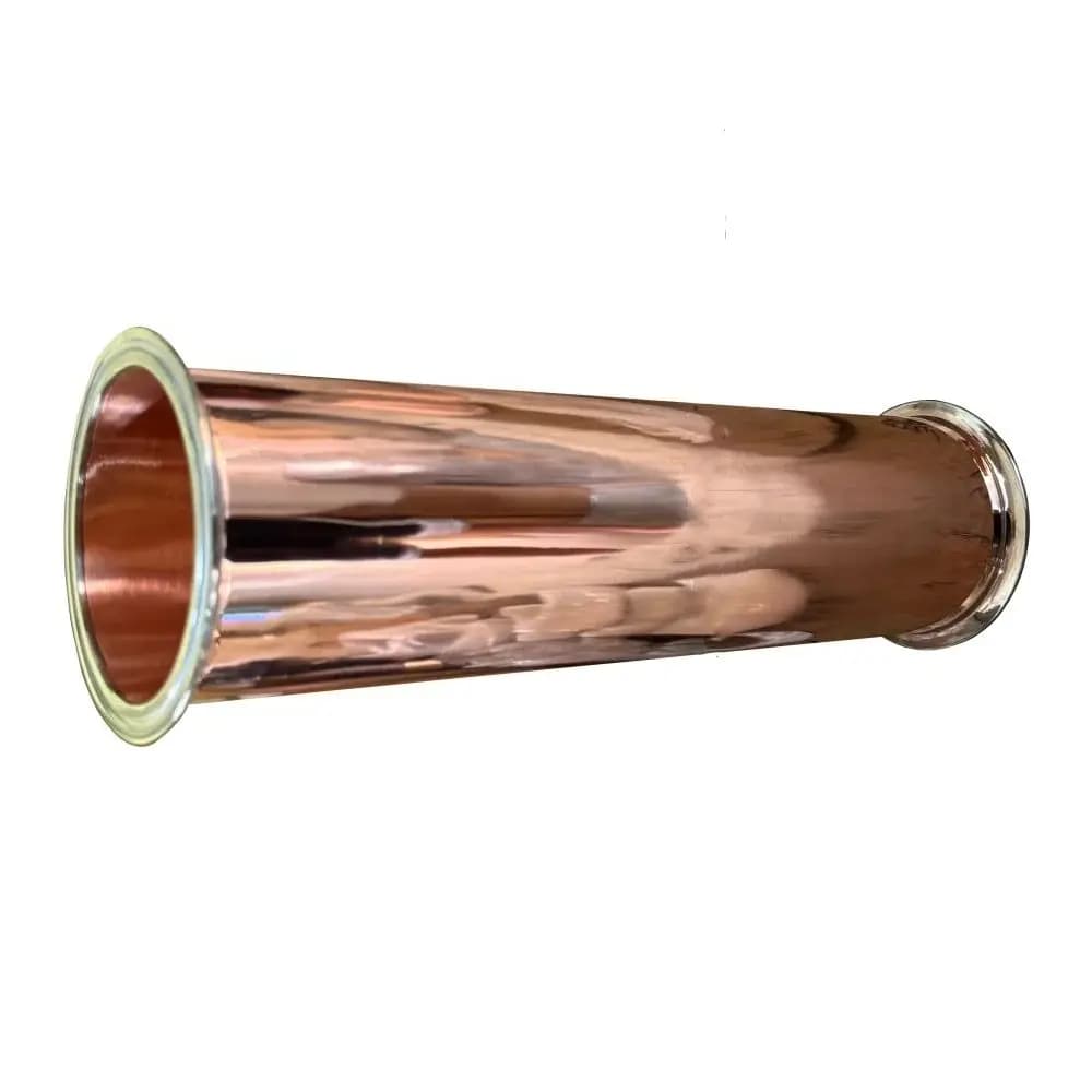 Clamp 2" 51mm (OD64mm) L=150mm Sanitary Tri Clover Copper Spool Tube/Pipe,Tri Clamp Copper Pipe For 