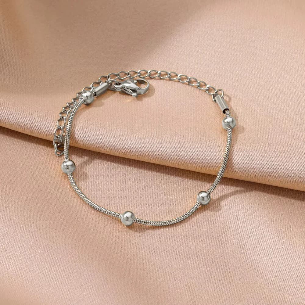 Bijoux de fête des mères pour femmes, couleur or, Bracelet en acier inoxydable, lettres délicates po