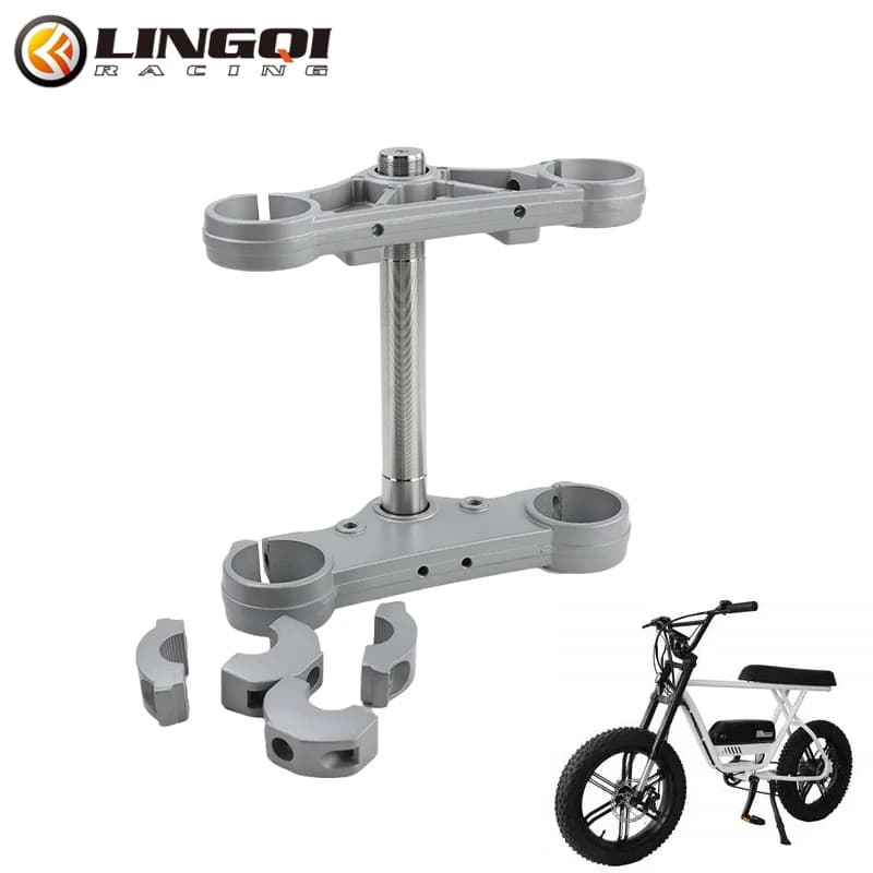 Fourche avant de moto en aluminium, pince à Triple arbre pour Scooter, Dirt Pit Bike, barres de mont