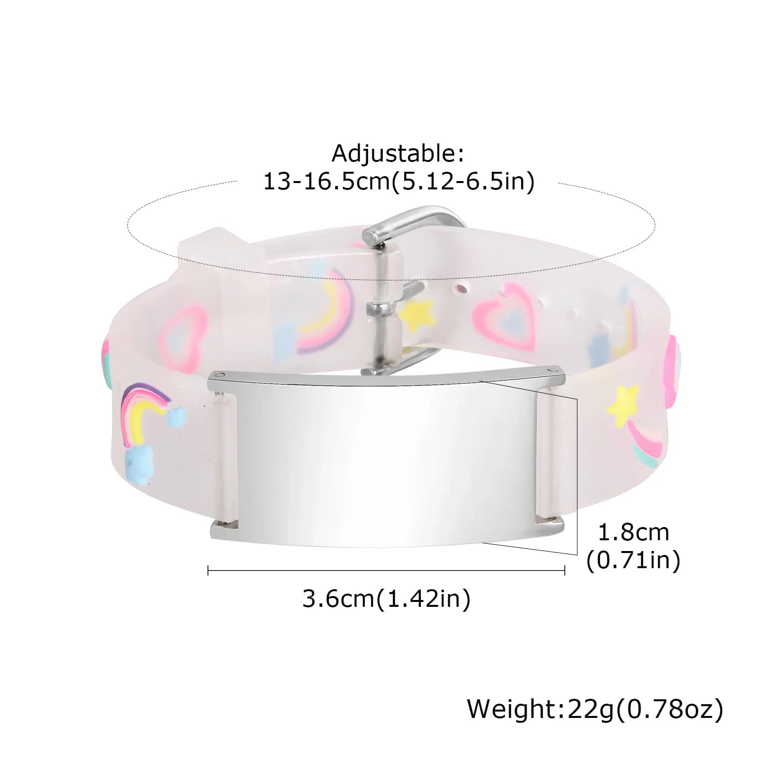 Bracelet d'identification personnalisé Anti-perte pour bébé, réglable, en Silicone, graver des citat