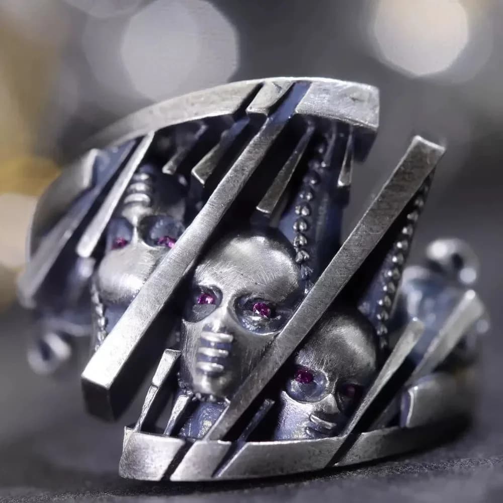 Bague d'Impression Président D4C de JoJo's Bizarre Adventure, Bijoux Anime
