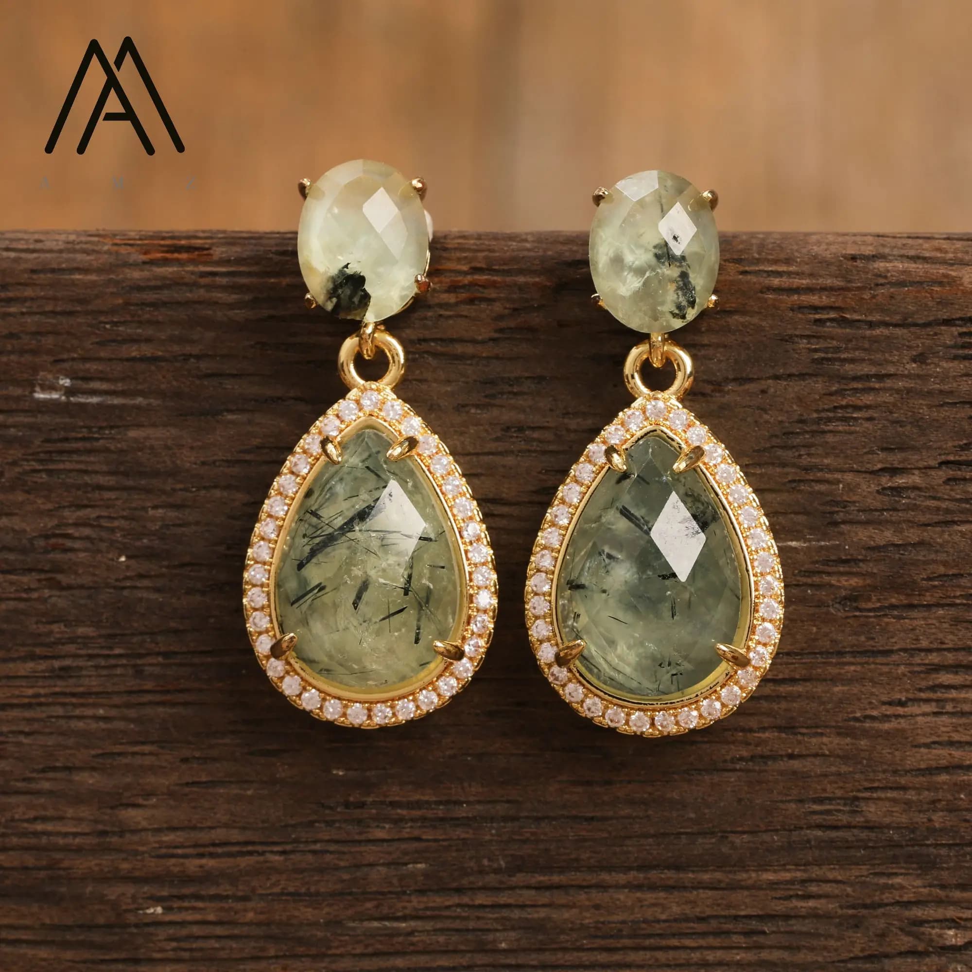 Boucles d'oreilles et pendentif en diamant américain luxueux, pierres précieuses exquises, bijoux à 