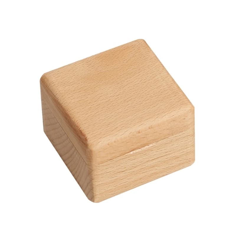 Boîte de rangement en bois pour bijoux, Renforcement des bijoux, Support intérieur souple, Fente sim