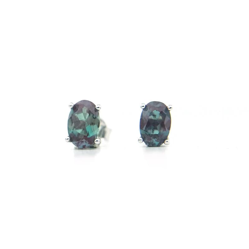 CSJ-Boucles d'oreilles en argent regardé 925 pour femme, cl rite cultivée en laboratoire indépendant