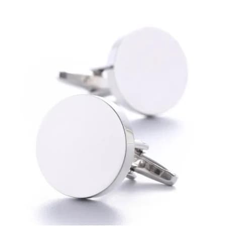 Boutons de manchette vierges de haute qualité pour hommes, chemise de Style français plaqué or, bout