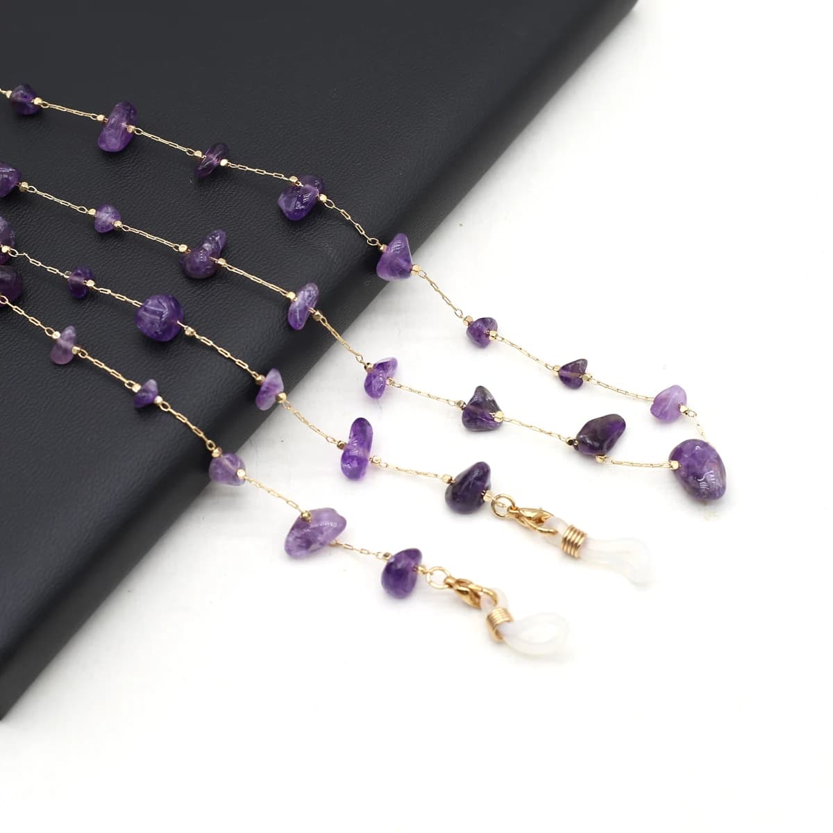Charmant bijoux accessoires bouteille de parfum gravier chaîne en métal bijoux collier à faire soi-m