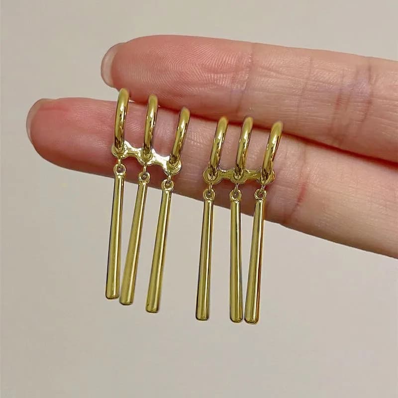 Anime boucles d'oreilles Sauron Zoro Cosplay boucles d'oreilles Piercing bijoux mode faux Triple bou
