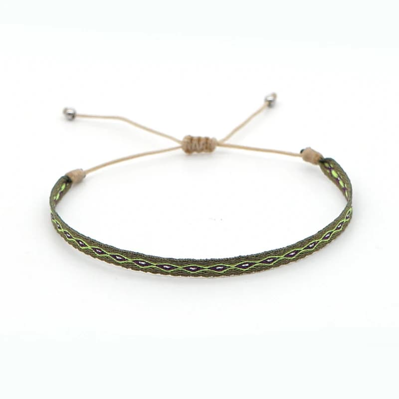 Boho – 3 ensembles de bracelets pour femmes et hommes, réglables, style simple, multicouches, tissés