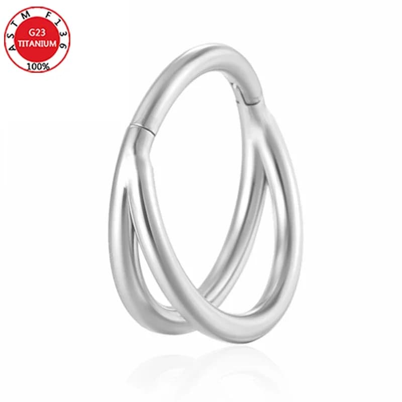 Piercing de Septum Perforé pour Femme, Anneau Antarctique pour Oreilles, Tragus, Jules Zfolds, Bijou