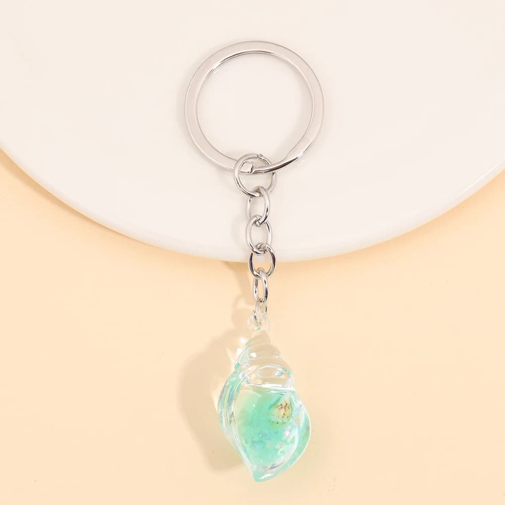 Mignon coloré lumineux conque pendentif bijoux porte-clés créatif personnalisé vacances Souvenirs ca