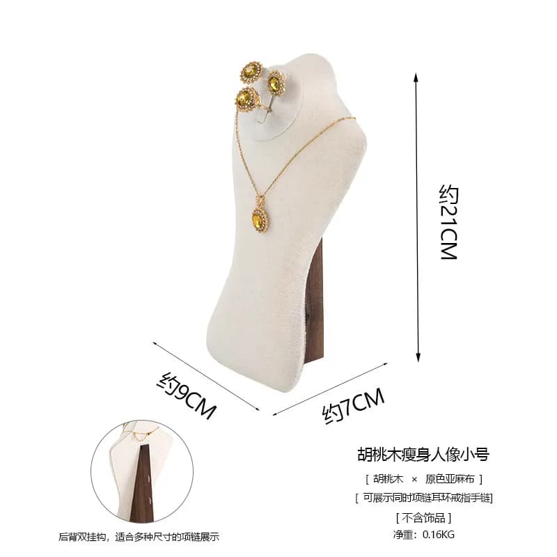 Support à bijoux en bois Royal, présentoir pour colliers, bracelets, perles, bagues, boucles d'oreil