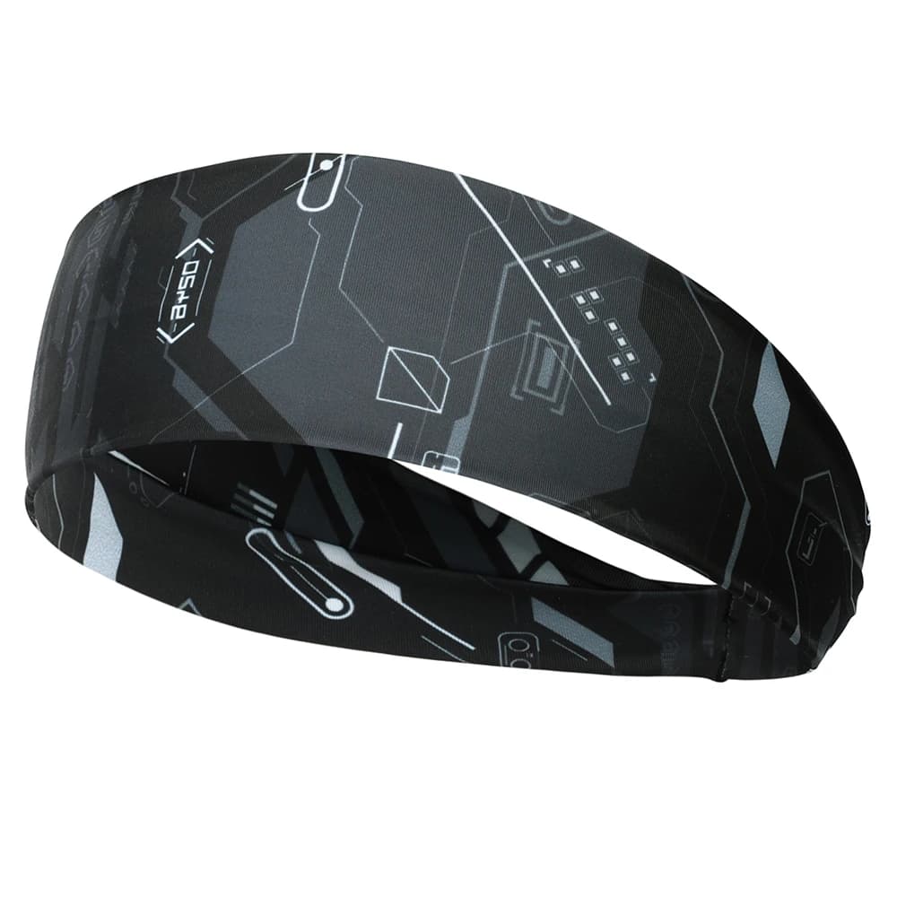 Bandeau gothique crâne bandeau de sueur Sport tête bandeau de cheveux entraînement Tennis Fitness jo