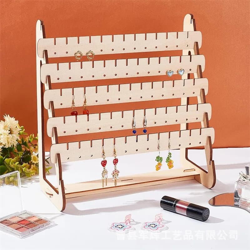 Présentoir de boucles d'oreilles, organisateur de rangement de bijoux, support de rangement de bijou