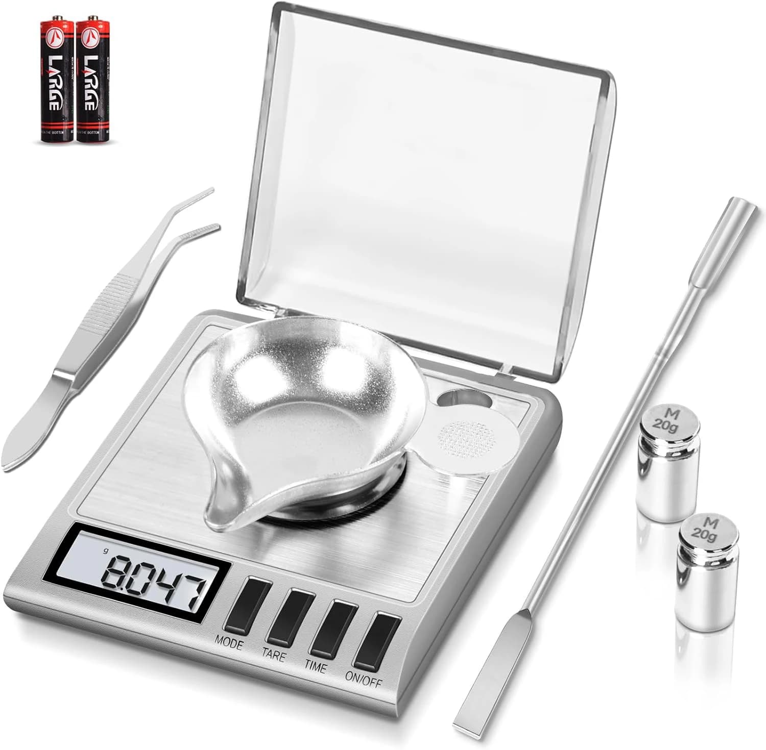 Balance numérique de précision pour bijoux, 50 grammes x 0,001 grammes, haute précision, robuste, av
