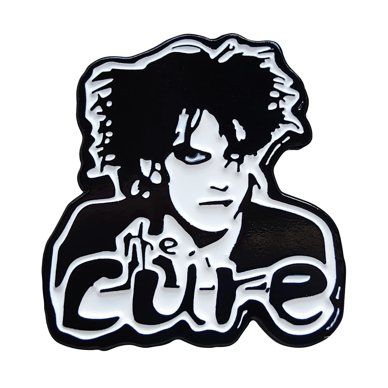 Broche de revers en émail The Cur-e Robert Goth Rock, broches en métal, insigne de revers de sac, ca